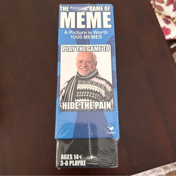 New, sealed THE AWESOME GAME OF MEME fun card game - Picture 3 of 4